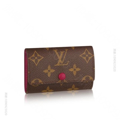 LV钱包 M60701 LV 6匙钥匙包 Monogram帆布钥匙扣 LV钥...