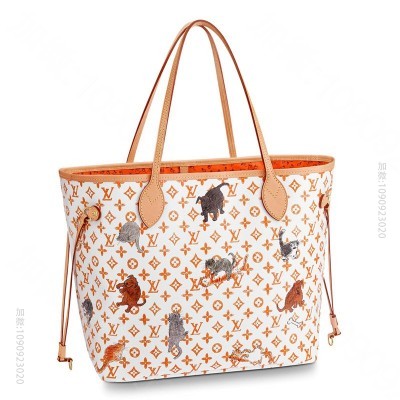 LV LV NEVERFULL 中号手袋 LV2023猫犬图案新款女包 LV...