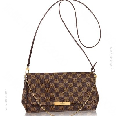LV LV FAVORITE 中号手袋 LV Damier Ebene棋盘格...