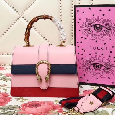 A货古驰 Gucci女包 Dionysus系列 古驰手提包 皮革手提包 Gu...