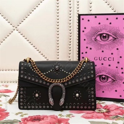 古驰女包 Dionysus系列 Gucci酒神链条肩背包 毒物 Gucci女...