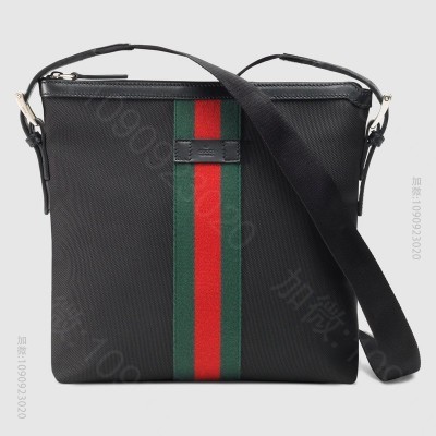 古驰男包 Gucci 小号帆布邮差包 Gucci男包 Gucci单肩斜挎包 ...