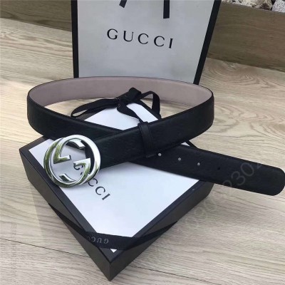 古驰皮带 GUCCI皮带 古驰腰带 官方同步 进口小牛皮 银色 原单古驰腰带 高仿古驰皮带 古驰女士腰带