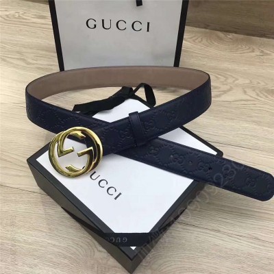 古驰皮带 GUCCI皮带 古驰腰带 官方同步 进口小牛皮 金色 原单古驰腰带 高仿古驰皮带 古驰女士腰带