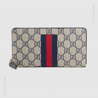 古驰钱包 Gucci钱包 Gucci钱夹 古驰进口牛皮双G压花时尚男包 Gucci长款钱包 米色 原单古驰钱夹 古驰男士钱包