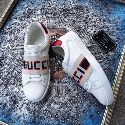 古驰男鞋 Gucci鞋子 大标刺绣男鞋 Gucci低帮运动鞋 Gucci小白鞋 白色 原单古驰男鞋 高仿古驰