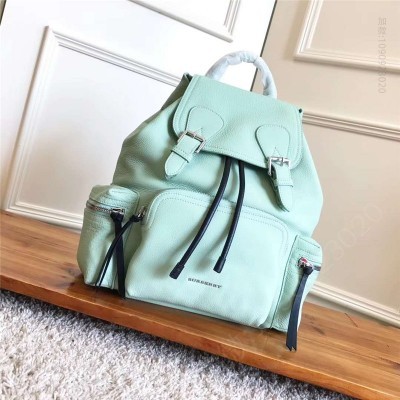 巴宝莉女包 巴宝莉 The Rucksack 功能性 全皮 军旅背包 薄荷绿 高仿巴宝莉女包 原单巴宝莉