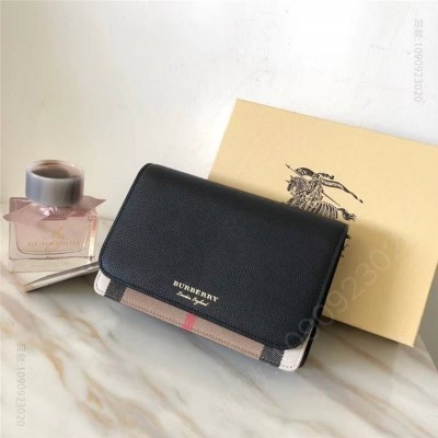 巴宝莉女包 Burberry女包 官方新款 巴宝莉斜挎包 手拿包肩包 黑色 高仿巴宝莉女包 原单巴宝莉