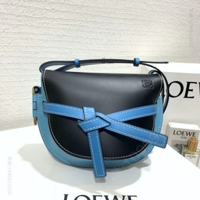 罗意威女包 Loewe罗意威 Gate 小包 进口头层牛皮马鞍包 绿色 原单罗意威女包