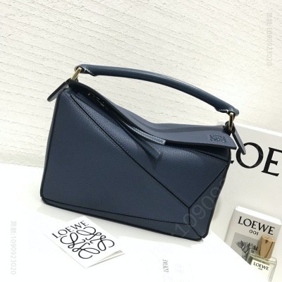 罗意威女包 LOEWE罗意威 Puzzle small Bag 小号罗意威几何包 蓝色 原单罗意威女包