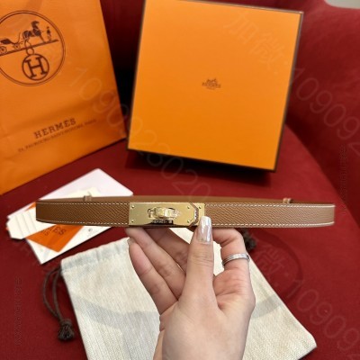 爱马仕hermes 进口Epsom小牛皮女士腰带
