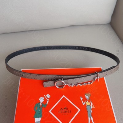 原版爱马仕皮带 Hermes Swift和镂孔Epsom小牛皮双面皮爱马仕腰带
