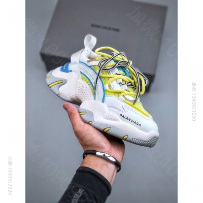 BALENCIAGA巴黎世家 2023最新走秀拼色情侣款老爹鞋