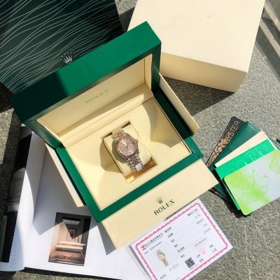 劳力士Rolex女款蚝式日志型腕表 定制版2236蓝游丝全自动机械机芯