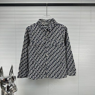 Dior 迪奥 D家2023新款经典logo满印提花牛仔情侣款外套