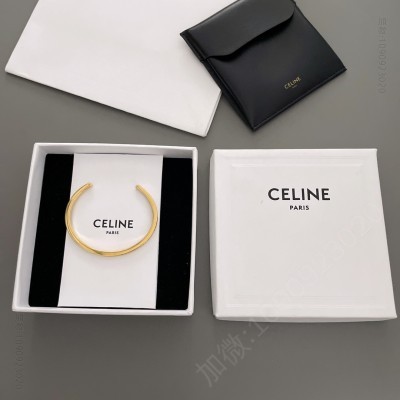 CELINE思琳C字母开口手镯 Z 3550，万年经典款