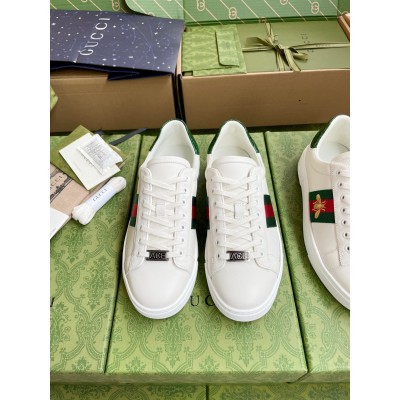 M033359_古驰男女款小白鞋 Gucci Ace系列新款小白鞋