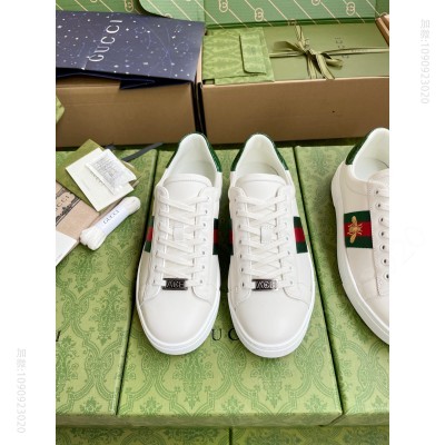 古驰男女款小白鞋 Gucci Ace系列新款小白鞋