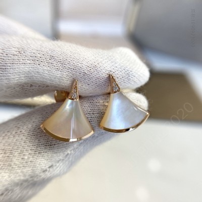 宝格丽耳环饰品 BVLGARI 宝格丽 天然白贝母 Diva s dream耳环