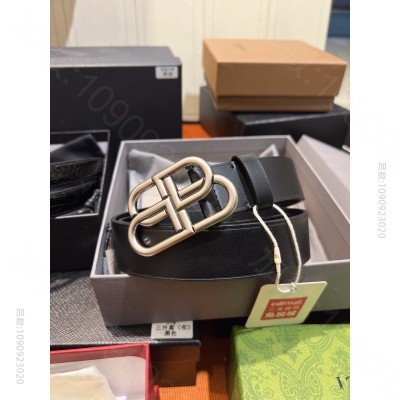 巴黎世家Balenciaga原厂皮单层牛皮腰带
