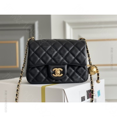 Chanel 香奈儿金球包 Square mini口盖包