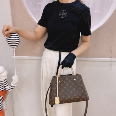 LV M41056 路易威登老花 MONTAIGNE 中号手袋