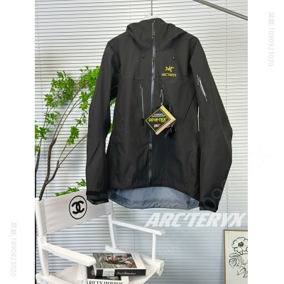 ARC'TERYX 始祖鸟第六代SV Arcteryx Alpha SV GTX 向导级硬壳冲锋衣黑金