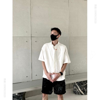 巴黎世家男装衬衣 Balenciaga23ss短袖衬衫