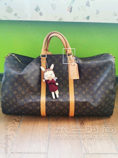这次去东京的时候 本来想中古店淘一个LV的老花keepall旅行袋_高仿包包