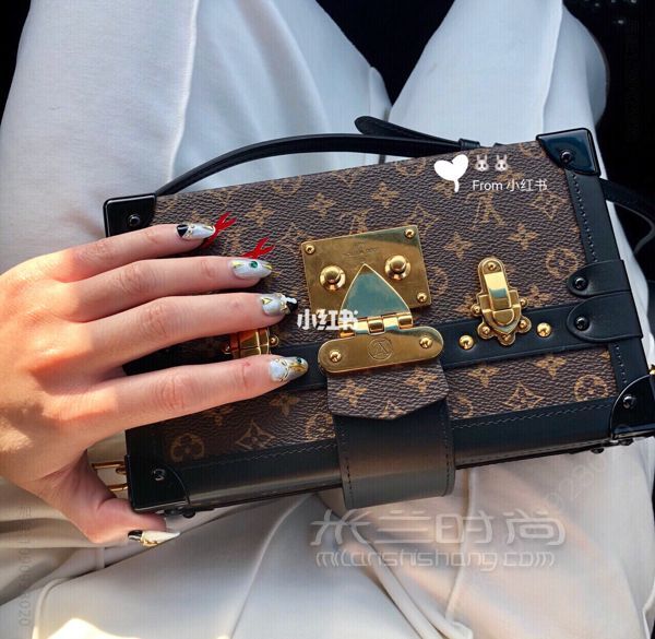 教你一招鉴别 lv petite malle盒子包真假 也是我无意中发现的！_高仿包包