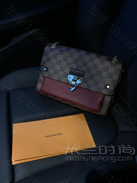 2019新款LV VAVIN 酒红色 英国入手-lv包包怎么样_高仿包包
