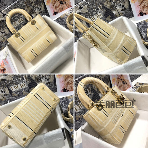 又美又绚扎染刺绣电波花纹 dior book tote和lady D-Lite 2021夏季新款