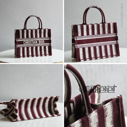 又美又绚扎染刺绣电波花纹 dior book tote和lady D-Lite 2021夏季新款