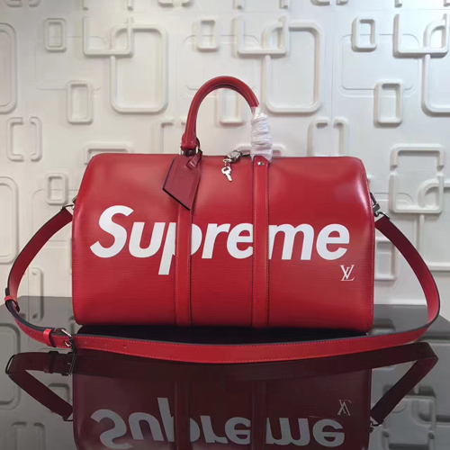 Supreme联名系列LV包 掀起红色运动风潮