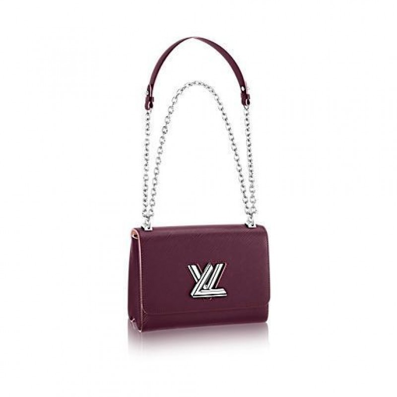 Louis Vuitton TWIST 中号手袋 M54776 Prune Rose Poudre