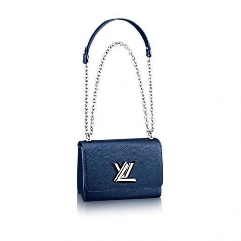 Louis Vuitton TWIST 中号手袋 M54317 Bleu Minuit