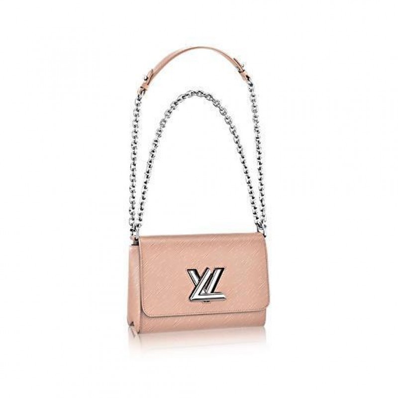 Louis Vuitton TWIST Epi 皮革中号手袋 M50281 奶茶色