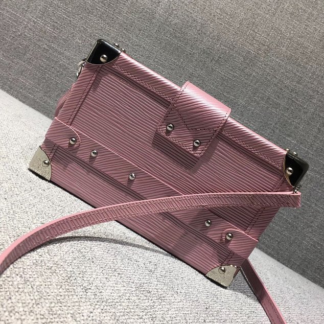 Louis vuitton original epi leather petite malle M40273 pink