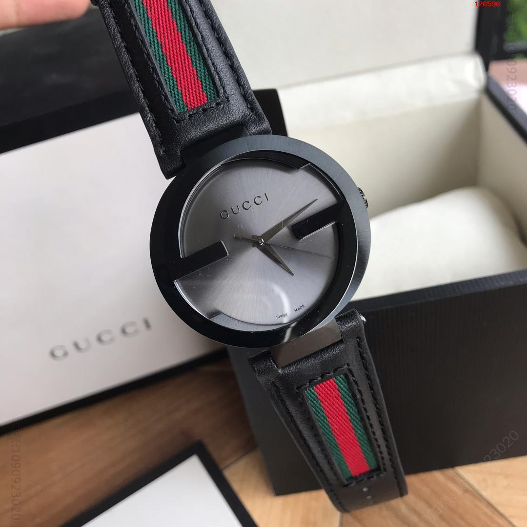Gucci经典红绿皮带款双G有货，双G两层拉 高仿古驰腕表 精仿古驰手表 原版古驰钟表 A货古驰腕表 原单古驰腕表 
