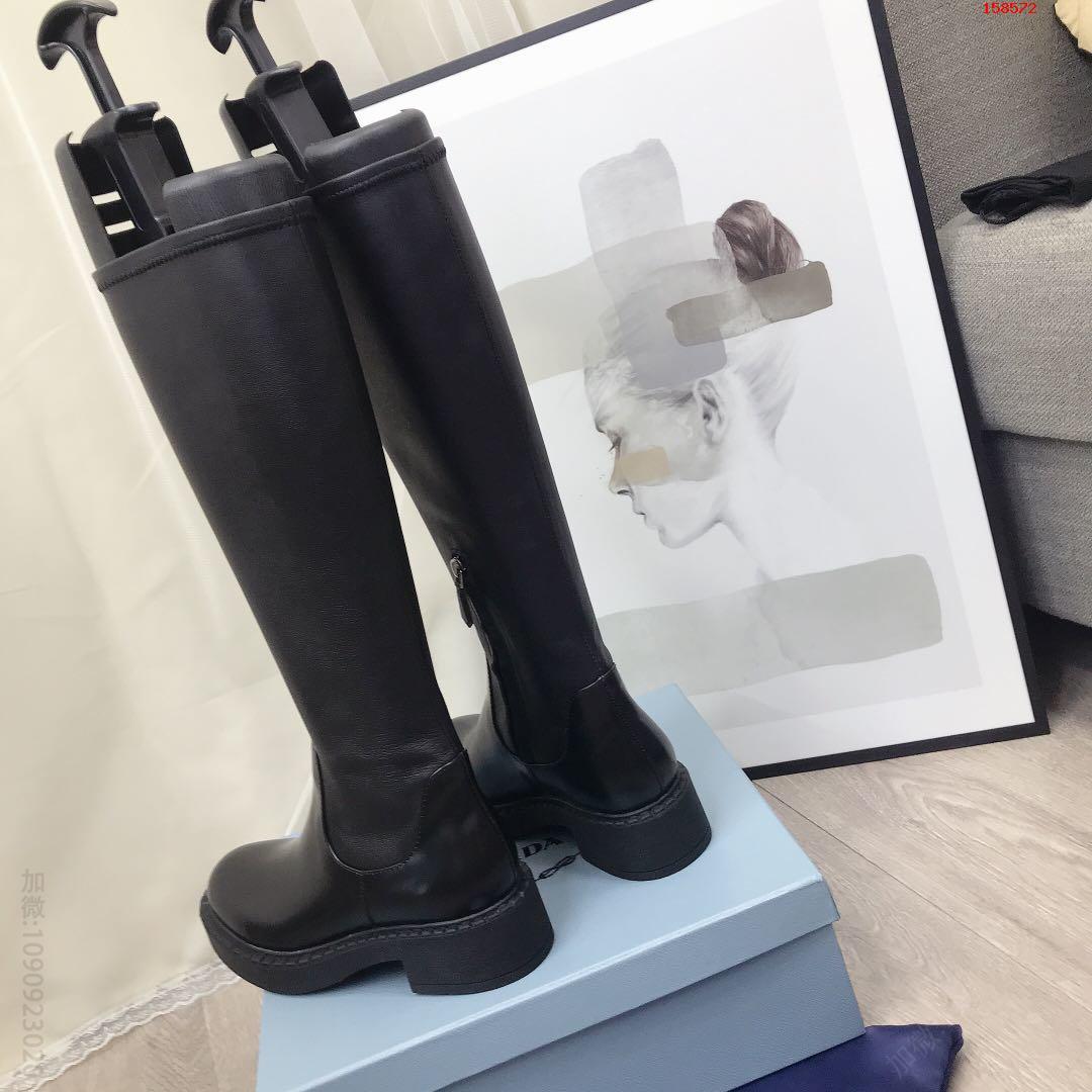 P家2023秋冬走秀新品设计感十足高端 高仿普拉达女鞋 精仿普拉达女鞋 原版普拉达女鞋 A货普拉达女鞋 