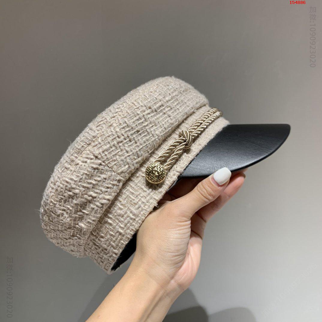 Chanel香奈儿名媛鸭舌军帽毛呢面料 高仿品牌帽子 精仿品牌帽子 原版品牌帽子 A货品牌帽子 原单品牌帽子 