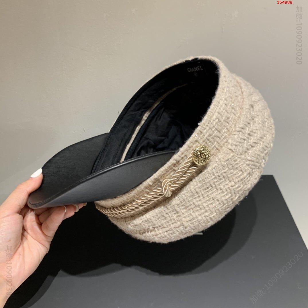 Chanel香奈儿名媛鸭舌军帽毛呢面料 高仿品牌帽子 精仿品牌帽子 原版品牌帽子 A货品牌帽子 原单品牌帽子 