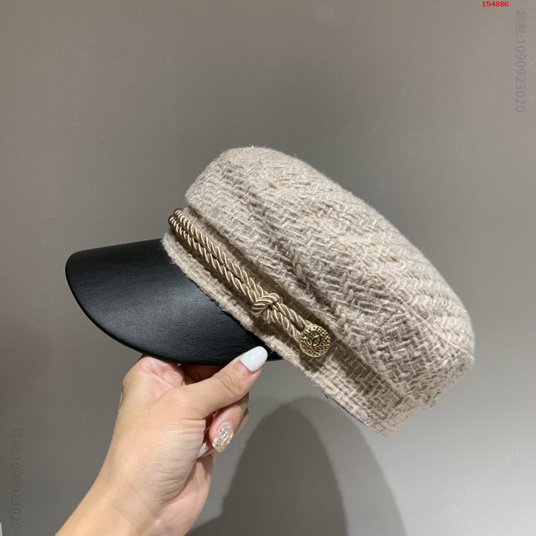 Chanel香奈儿名媛鸭舌军帽毛呢面料 高仿品牌帽子 精仿品牌帽子 原版品牌帽子 A货品牌帽子 原单品牌帽子 