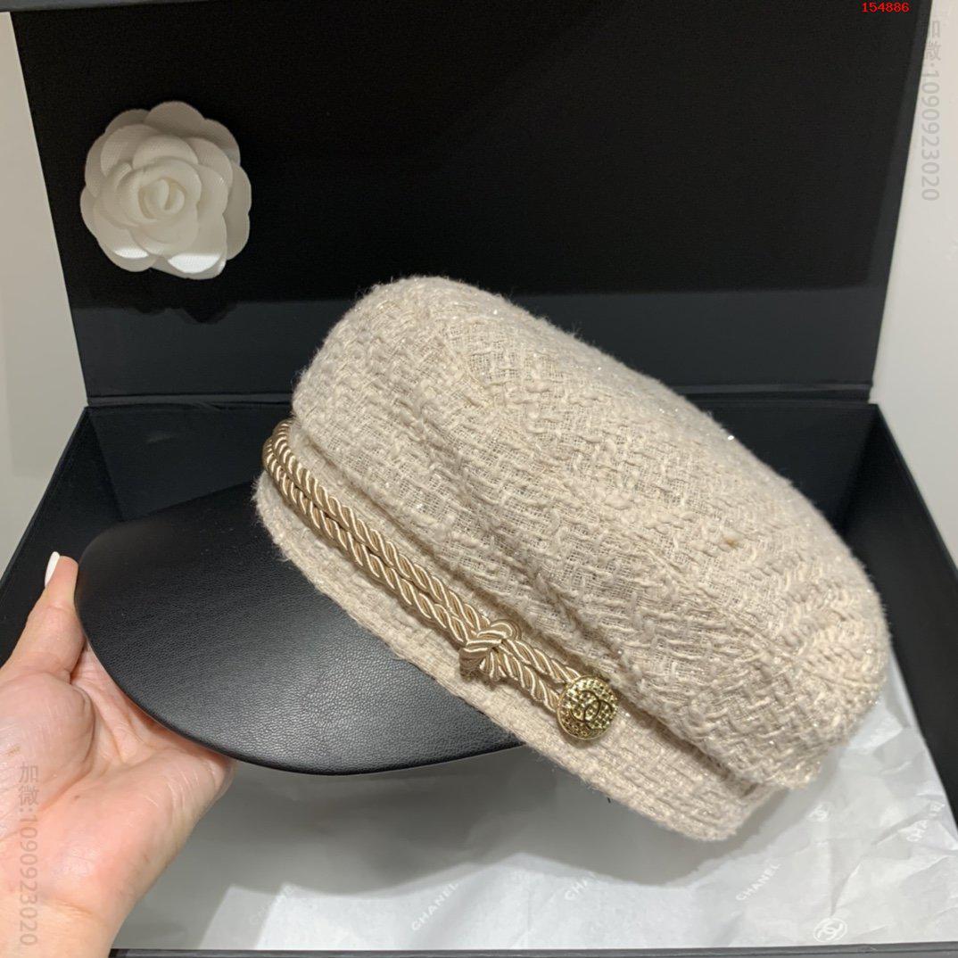 Chanel香奈儿名媛鸭舌军帽毛呢面料 高仿品牌帽子 精仿品牌帽子 原版品牌帽子 A货品牌帽子 原单品牌帽子 