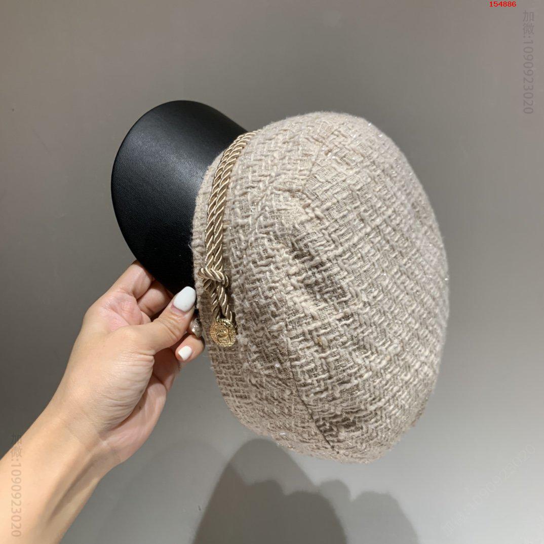 Chanel香奈儿名媛鸭舌军帽毛呢面料 高仿品牌帽子 精仿品牌帽子 原版品牌帽子 A货品牌帽子 原单品牌帽子 