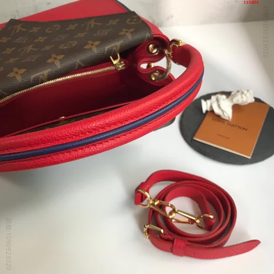 DOUBLEV手袋大红 顶级原单lv和正品区别 精仿LV女包 原版LV路易威登女包 A货LV女包 高仿LV女包 原单LV女包 M54624