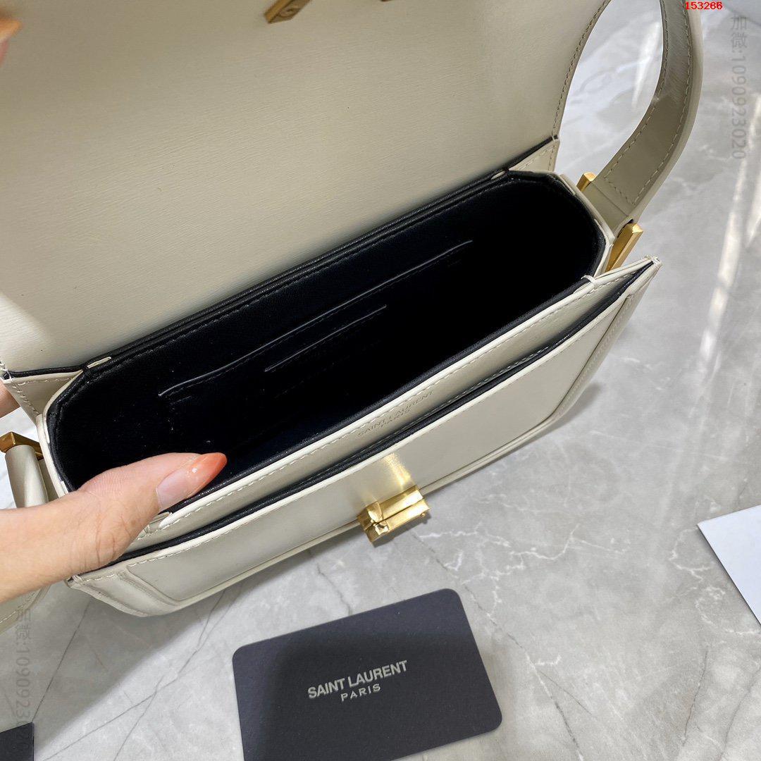 2023 IT BAG 进口意大利细牙签纹Box牛皮 高仿圣罗兰 Y634306