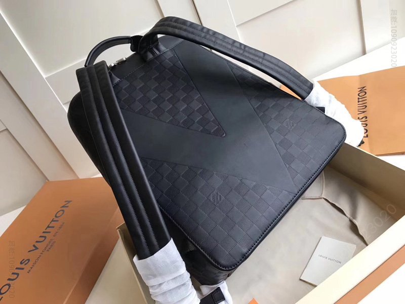 LV背包 LV Avenue 双肩包 LV背包 LV双拉链背包 LV全皮双肩包 原单路易威登双肩包 原单LV N41043