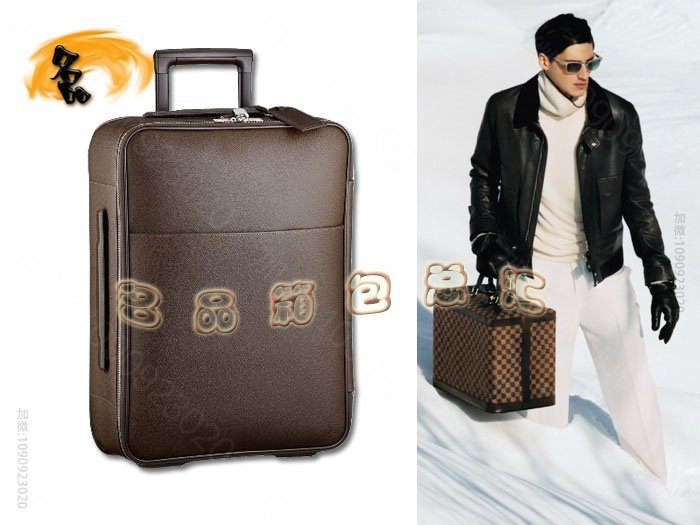 M23313 LV拉杆箱 LV十字纹 LV高档牛皮男包 LV最新款 LV旅行箱 LV行李箱