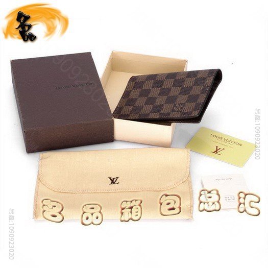 N60180 Louis Vuitton LV经典棋盘格 LV男包 LV钱包 LV长款钱包